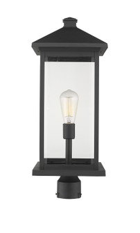Portland One Light Outdoor Post Mount Fixture in Black (224|531PHBXLR-BK)