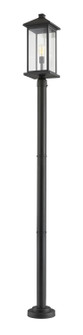 Portland One Light Outdoor Post Mounted Fixture in Black (224|531PHBXLR-567P-BK)