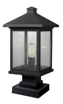 Portland One Light Outdoor Pier Mounted Fixture in Oil Rubbed Bronze (224|531PHBS-SQPM-ORB)