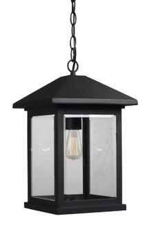 Portland One Light Outdoor Chain Mount Ceiling Fixture in Black (224|531CHB-BK)