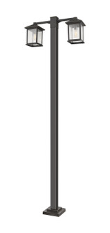 Portland Two Light Outdoor Post Mounted Fixture in Oil Rubbed Bronze (224|531-2-536P-ORB)
