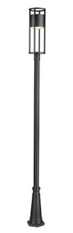 Luca LED Outdoor Post Moun Fixture in Black (224|517PHB-519P-BK-LED)