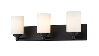 Soledad Three Light Vanity in Matte Black (224|485-3V-MB)