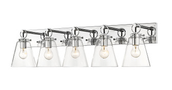 Harper Five Light Vanity in Chrome (224|483-5V-CH)