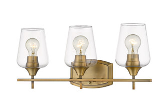 Joliet Three Light Vanity in Olde Brass (224|473-3V-OBR)