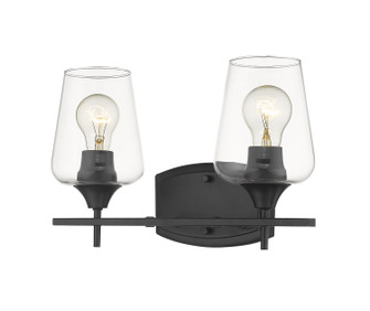 Joliet Two Light Vanity in Matte Black (224|473-2V-MB)