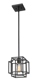 Titania One Light Pendant in Matte Black (224|454MP-MB)