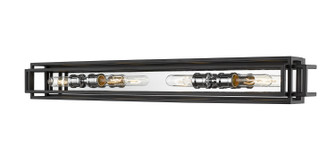 Titania Four Light Vanity in Black / Chrome (224|454-4V-BK-CH)