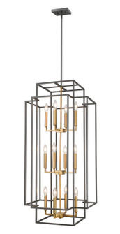 Titania 12 Light Chandelier in Bronze + Olde Brass (224|454-42BRZ-OBR)