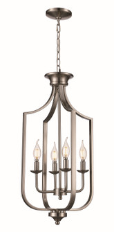 Four Light Pendant in Brushed Nickel (110|11215 BN)