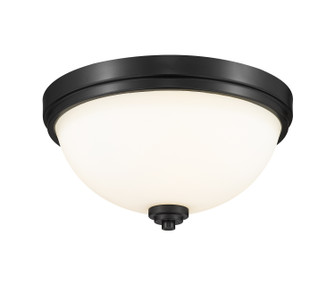 Ashton Two Light Flush Mount in Matte Black (224|443F2-MB)