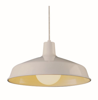 Sherman One Light Pendant in White (110|1100 WH)