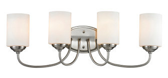 Cardinal Four Light Vanity in Brushed Nickel (224|434-4V-BN)