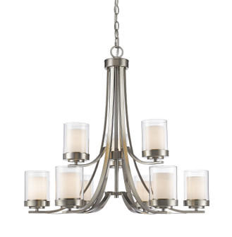 Willow Nine Light Chandelier in Brushed Nickel (224|426-9-BN)