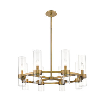 Datus Eight Light Chandelier in Rubbed Brass (224|4008-8RB)