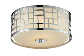 Elea Two Light Flush Mount in Chrome (224|328F12-CH)