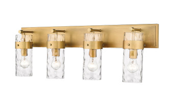 Fontaine Four Light Vanity in Rubbed Brass (224|3035-4V-RB)