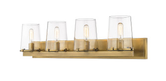 Callista Four Light Vanity in Rubbed Brass (224|3032-4V-RB)