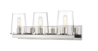 Callista Three Light Vanity in Polished Nickel (224|3032-3V-PN)