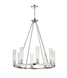 Beau Eight Light Chandelier in Polished Nickel (224|3031-8PN)