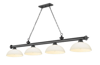 Cordon Four Light Billiard in Bronze Plate (224|2306-4BP-DMO14)