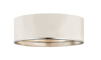 Arlo Four Light Flush Mount in Matte White + Chrome (224|2303F4-MW-CH)