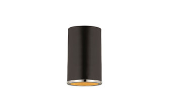 Arlo One Light Flush Mount in Matte Black + Chrome (224|2303F1-MB-CH)