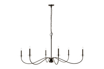 Arrington Six Light Chandelier in Matte Black (224|2301-63MB)