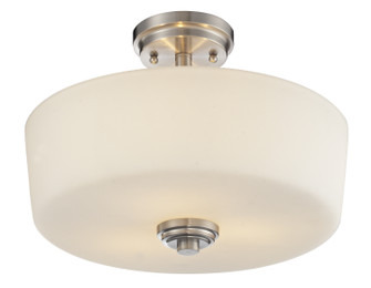 Lamina Three Light Semi Flush Mount in Brushed Nickel (224|226SF)