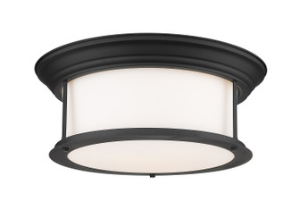 Sonna Three Light Flush Mount in Matte Black (224|2011F16-MB)