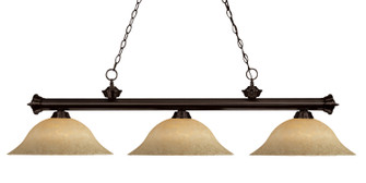 Riviera Three Light Billiard in Bronze (224|200-3BRZ-GM16)