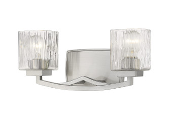 Zaid Two Light Vanity in Brushed Nickel (224|1929-2V-BN)