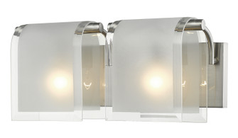 Zephyr Two Light Vanity in Brushed Nickel (224|169-2V-BN)