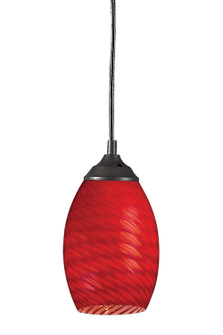 Jazz One Light Pendant in Sand Black (224|131-RED)