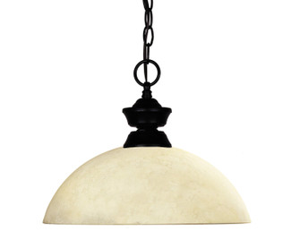 Windsor One Light Pendant in Matte Black (224|100701MB-DGM14)