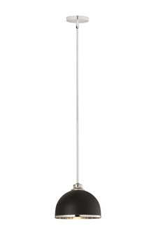 Landry One Light Pendant in Matte Black / Chrome (224|1004P10-MB-CH)