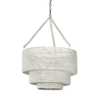 Veranda Three Light Pendant in Nickel / Whitewash (515|2948-79)