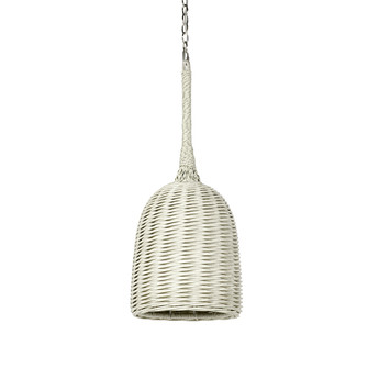 Wisteria One Light Outdoor Pendant in Shiny Steel (515|2782-79)