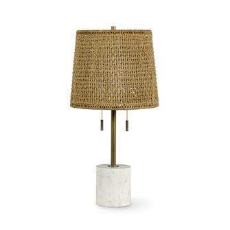 Winslow Two Light Table Lamp in Brass/Natural (515|2611-82)