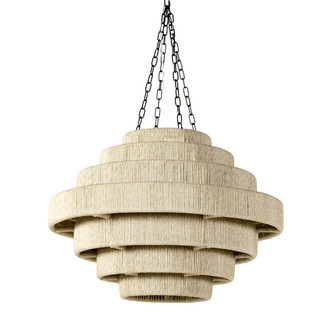Everly Three Light Outdoor Pendant in Matte Black (515|2146-79)