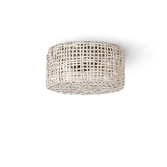 Seacliff Two Light Flush Mount in Whitewash (515|2122-79)