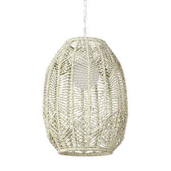 Bahia One Light Outdoor Pendant in White (515|2120-79)