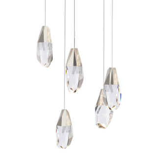 Martini Five Light Pendant in Polished Nickel (529|BPD20205O-PN)