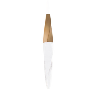 Kindjal LED Mini Pendant in Aged Brass (529|BPD13218-AB)