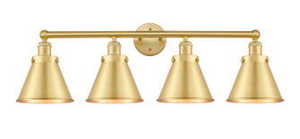 Edison Four Light Bath Vanity in Satin Gold (405|616-4W-SG-M13-SG)
