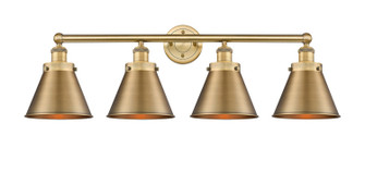 Edison Four Light Bath Vanity in Brushed Brass (405|616-4W-BB-M13-BB)