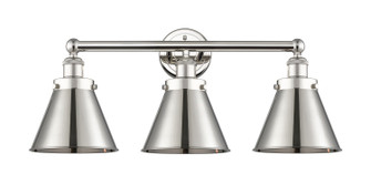 Edison Three Light Bath Vanity in Polished Nickel (405|616-3W-PN-M13-PN)