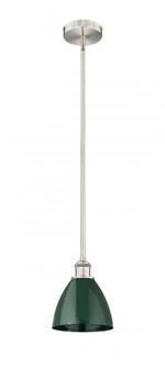 Edison One Light Mini Pendant in Brushed Satin Nickel (405|616-1S-SN-MBD-75-GR)
