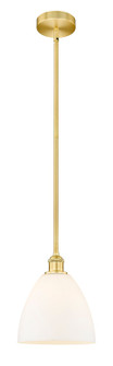 Edison One Light Mini Pendant in Satin Gold (405|616-1S-SG-GBD-91)