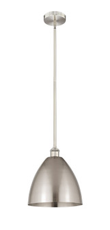 Edison LED Mini Pendant in Polished Nickel (405|616-1S-PN-MBD-12-SF-LED)